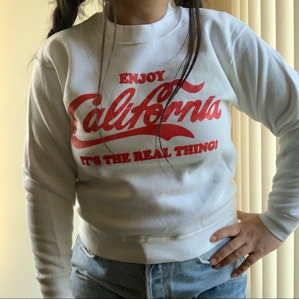 vintage 80s coca cola sweater